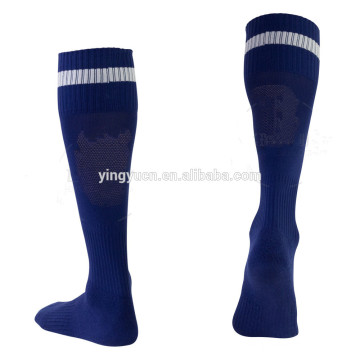 Hot Sale Wholesale white and navy stripes mens football socks custom mens socks football socks elite